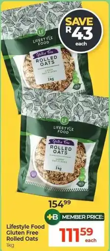 Dis-Chem Lifestyle Food Gluten Free Rolled Oats offer