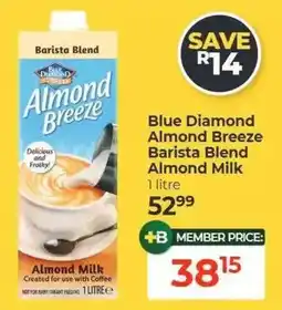 Dis-Chem Blue Diamond Almond Breeze Barista Blend Almond Milk offer