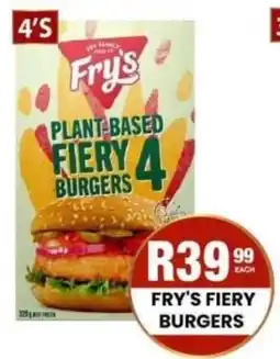 Take 'n Pay Fry's Fiery Burgers offer