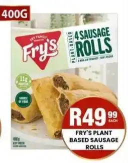 Take 'n Pay Fry's Plant Based Sausage Rolls offer