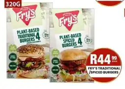 Take 'n Pay Fry's Plant-Based Traditional/Spiced Burgers offer