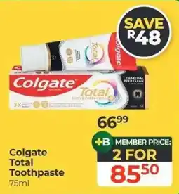 Dis-Chem Colgate Total Toothpaste offer