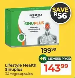 Dis-Chem Lifestyle Health Sinuplus offer