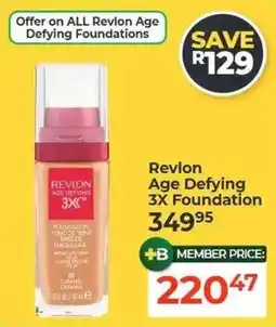 Dis-Chem Revlon Age Defying 3X Foundation offer