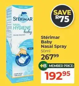Dis-Chem Stérimar Baby Nasal Spray offer