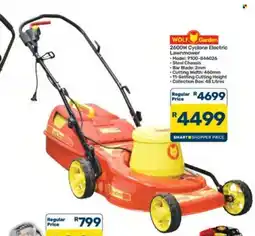 Pick n Pay Hypermarket WOLF Garden 2600W Cyclone Electric Lawnmower offer
