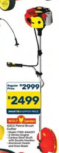 Pick n Pay Hypermarket WOLF Garden 43CC Petrol Brush Cutter offer