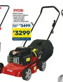 Pick n Pay Hypermarket RYOBI 125CC Petrol Lawnmover 410mm offer