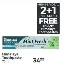 Dis-Chem Himalaya Toothpaste offer
