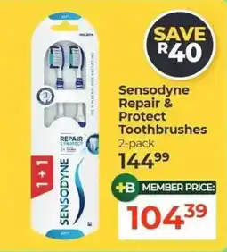Dis-Chem Sensodyne Repair & Protect Toothbrushes offer