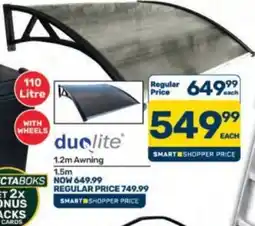 Pick n Pay Hypermarket duqlite 1.2m Awning offer