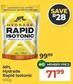 Dis-Chem NPL Hydrade Rapid Isotonic offer