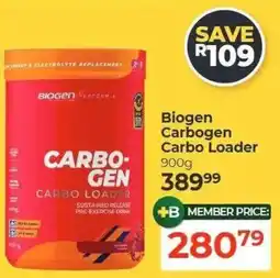 Dis-Chem Biogen CarboGen Carbo Loader offer