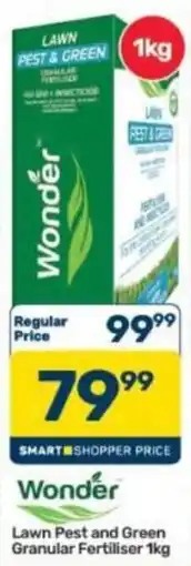 Pick n Pay Hypermarket Wonder Lawn Pest and Green Granular Fertiliser offer