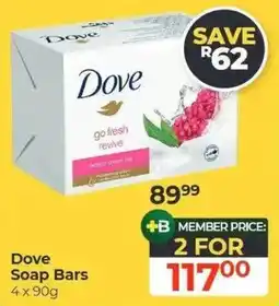 Dis-Chem Dove Soap Bars offer