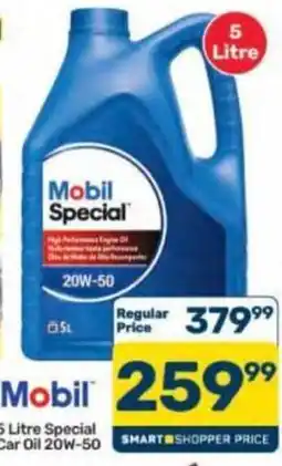 Pick n Pay Hypermarket Mobil Special Car Oil 20W-50 offer