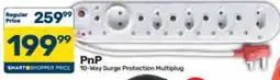 Pick n Pay Hypermarket PnP 10-Way Surge Protection Multiplug offer