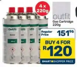 Pick n Pay Hypermarket Outfit Gas Cartridge offer