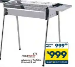 Pick n Pay Hypermarket megamaster Adventurer Portable Charcoal Braai offer