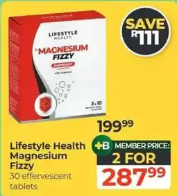 Dis-Chem Lifestyle Health Magnesium Fizzy offer