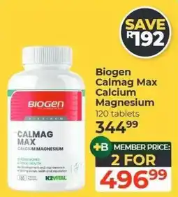 Dis-Chem Biogen Calmag Max Calcium Magnesium offer
