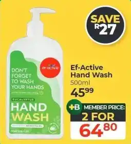 Dis-Chem Ef-Active Hand Wash offer