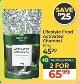 Dis-Chem Lifestyle Food Activated Charcoal offer