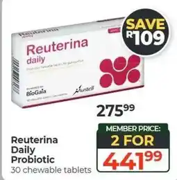 Dis-Chem Reuterina Daily Probiotic offer