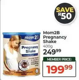 Dis-Chem Mom2B Pregnancy Shake offer