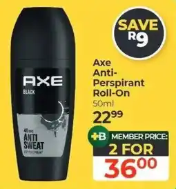 Dis-Chem Axe Anti-Perspirant Roll-On offer