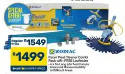 Pick n Pay Hypermarket Zodiac Pacer Pool Cleaner Combi Pack offer