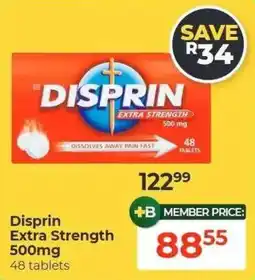Dis-Chem Disprin Extra Strength 500mg offer