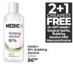 Dis-Chem Medic+ Rubbing Alcohol offer