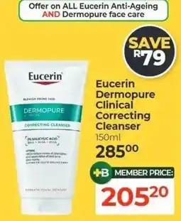 Dis-Chem Eucerin Dermopure Clinical Correcting Cleanser offer