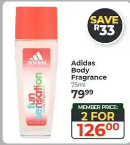 Dis-Chem Adidas Body Fragrance offer