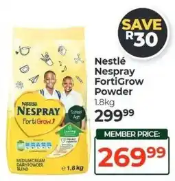 Dis-Chem Nestlé Nespray FortiGrow Powder offer