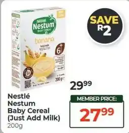 Dis-Chem Nestlé Nestum Baby Cereal (Just Add Milk) offer