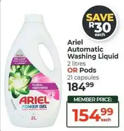 Dis-Chem Ariel Automatic Washing Liquid offer
