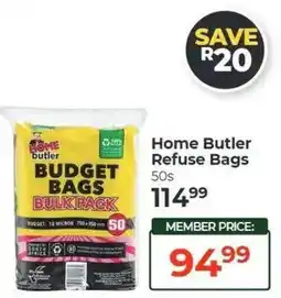 Dis-Chem Home Butler Refuse Bags offer