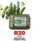 Baby marrow prepacks
