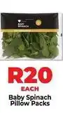Food Lover's Market Baby spinach pillow packs offer