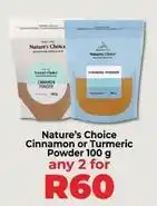Food Lover's Market Nature's choice - cinnamon or turmeric powder offer