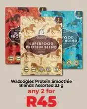 Food Lover's Market Protein smoothie blends offer