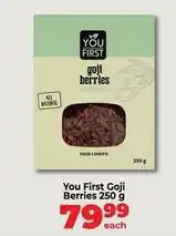 Food Lover's Market Goji berries offer