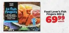 Food Lover's Market 24 fish fingers offer