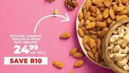 Food Lover's Market Almonds, cashews, walnuts or mixed nuts assorted offer