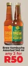 Food Lover's Market Brew kombucha assorted 340 ml offer