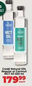 Food Lover's Market Natural oils regular or coconut mct oil offer