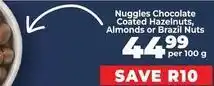 Food Lover's Market Chocolate coated hazelnuts, almonds or brazil nuts offer