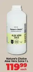 Food Lover's Market Nature's choice - aloe vera juice offer